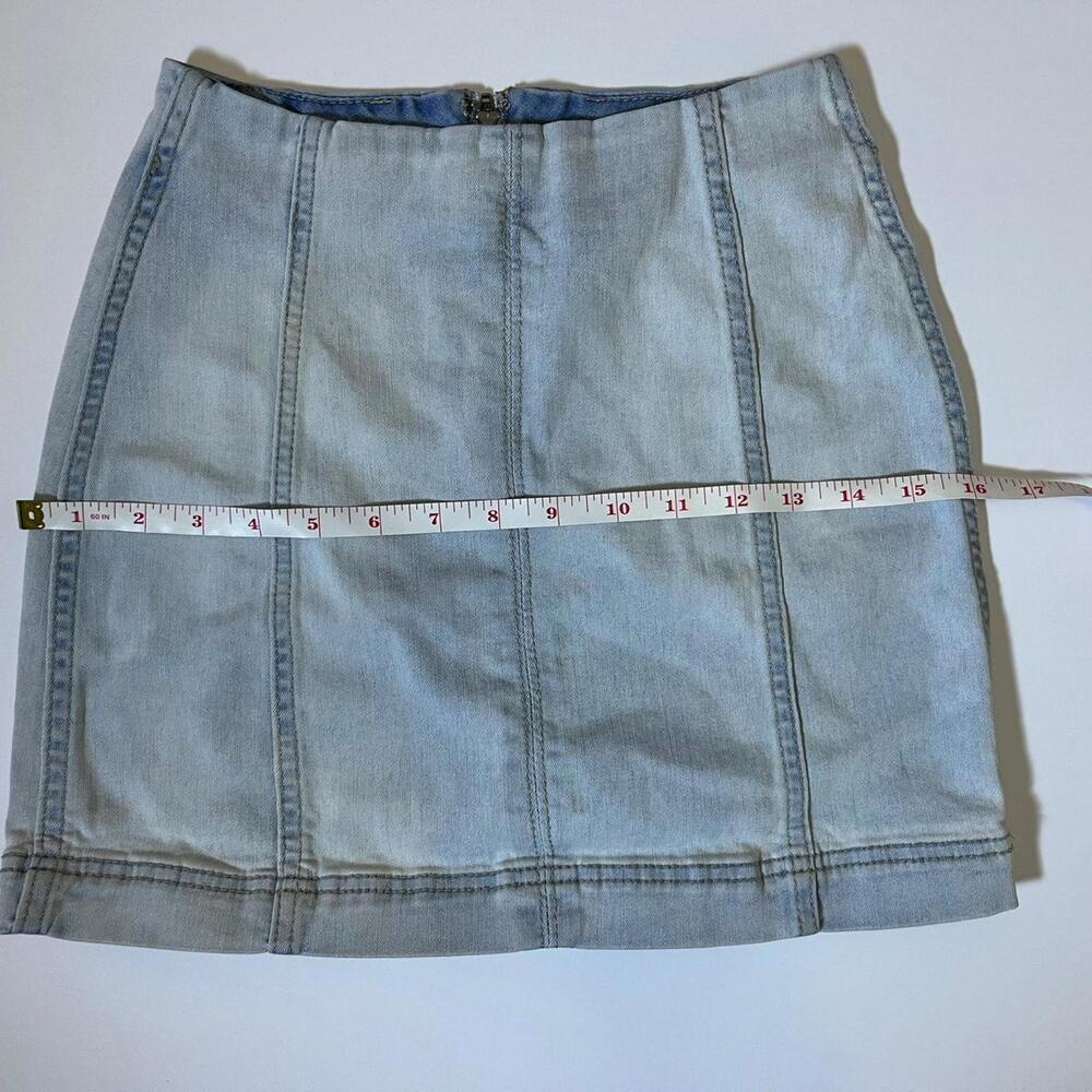 jean skirt Y2K coquette grunge going out - Picture 4 of 5